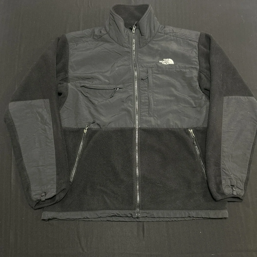 The North Face Denali Fleece Jacket Men's XL Full Zip Black Polartec